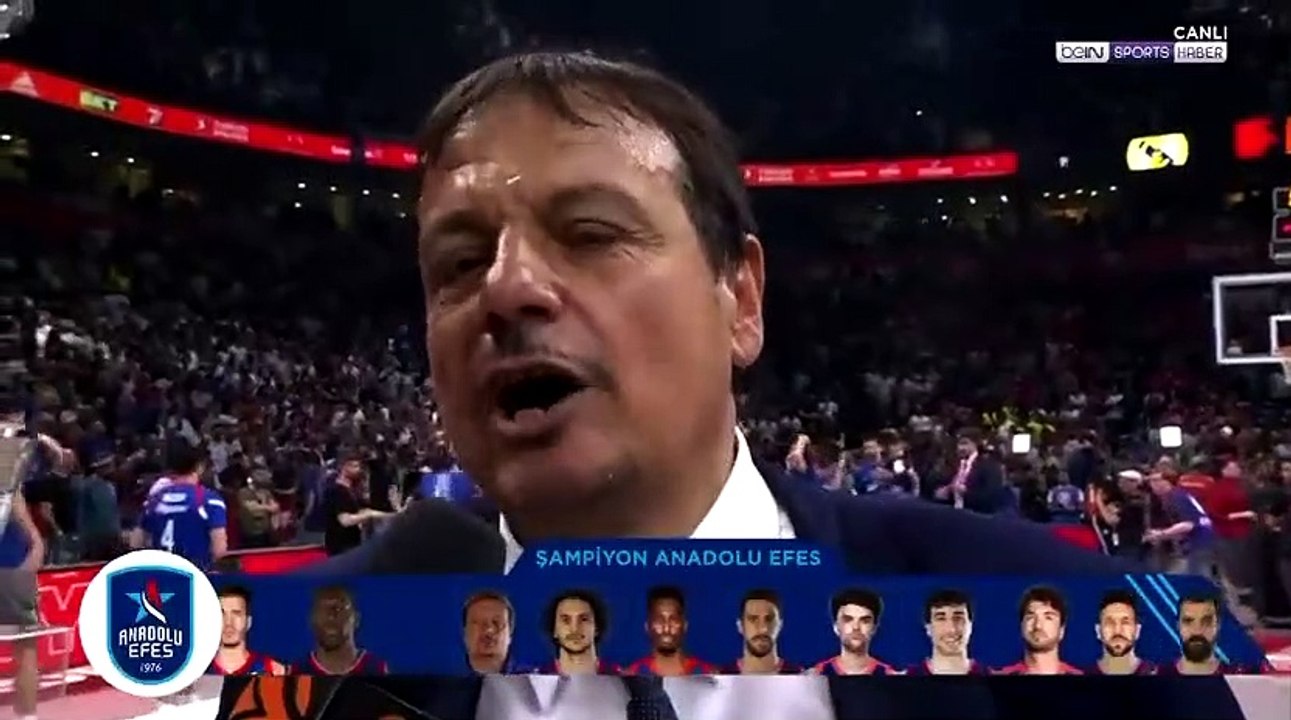 İmamoğlu'ndan Anadolu Efes'in Başantrenörü'ne teşekkür: Bir şampiyonun yüreğini asla hafife alma