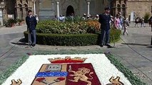 A Palermo un'infiorata per ricordare le vittime delle stragi di Capaci e via D'Amelio