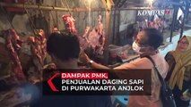 Imbas Wabah PMK, Penjualan Daging Sapi di Pasar Tradisional Purwakarta Anjlok