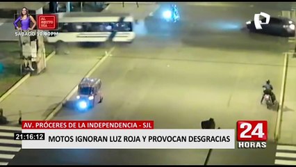 “El Cruce de la Muerte”: Motociclistas provocarían accidentes por no respetar luz roja