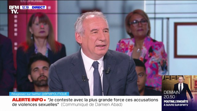 Deux ministres MODEM au gouvernement: notre apport aurait pu être plus important , regrette François Bayrou