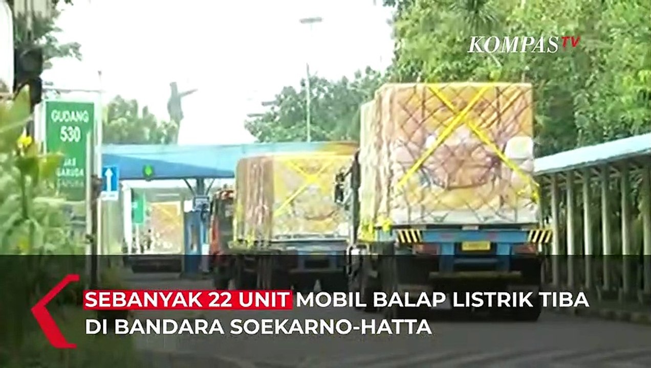 Mobil Balap Formula E Tiba di Jakarta, Begini Penampakannya
