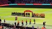 Littlehampton sing the National Anthem at Wembley