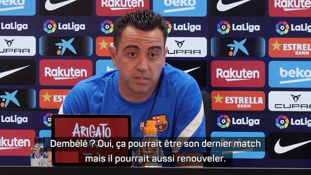 Ousmane Dembélé au PSG ? Xavi réagit : Ça pourrait être son dernier match au Barça
