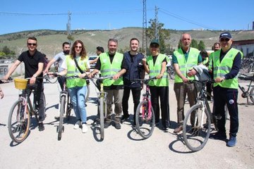 ANKARA'DA BAĞIMLILIKLA MÜCADELE İÇİN BİSİKLET TURU