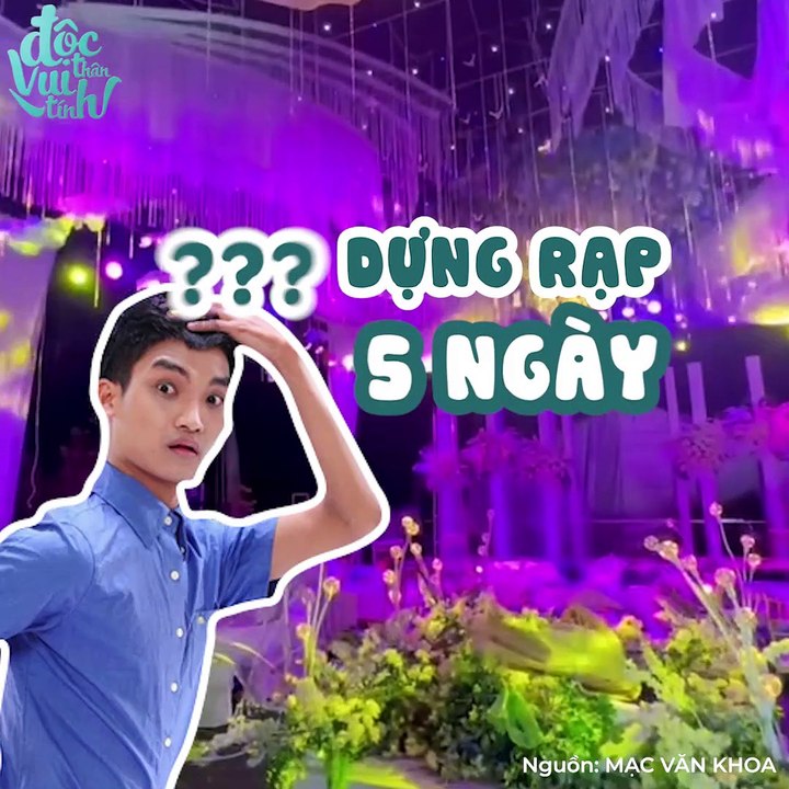 Mạc Văn Khoa về quê làm đám cưới ngỡ đi thi 'nam vương': rạp cưới bày trí 5 ngày mới xong | Điện Ảnh Net