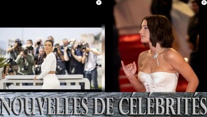 Adèle Exarchopoulos : En crop top ou bustier, l'actrice irradie au Festival de Cannes