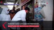 Kala Ganjar Temani Jokowi ke Pasar Muntilan, Diminta Emak-emak Foto Bareng