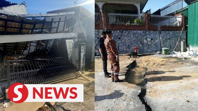 Landslide destroys house in Cheras, eight other homes deemed unsafe