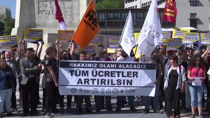 Ankara'da "Geçinemiyoruz" Eylemi: "Çocuğumuzu Okula Bile Gönderemiyoruz"