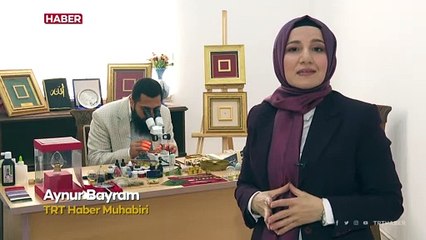 Gözle görülemeyen özel eserler: Gubari Hat sanatı