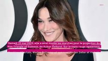 Cannes 2022 : Carla Bruni sublime et envoûtante sur le tapis rouge dans une robe sirène