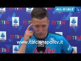 Spezia-Napoli 0-3 22/5/22 post-partita intervista Piotr Zielinski