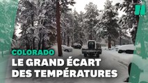 En plein mois de mai, le Colorado perd 30 degrés et finit sous la neige