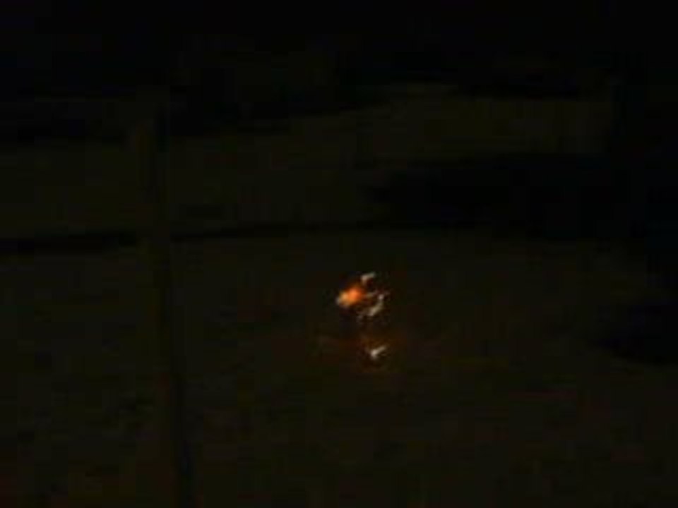 Fireworks In Snow