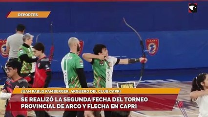 Se realizó la segunda fecha del torneo provincial de arco y flecha en Capri