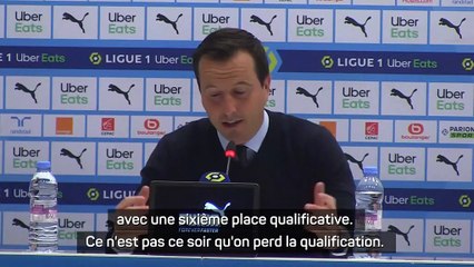 38e j. - Stéphan : "L'OM a fait une grande saison, mais nous aussi"