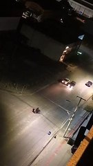 Racha entre dois carros "por pouco" não vira acidente em Pedra Branca, Palhoça