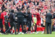 Divock Origi given guard of honour as Liverpool do lap of appreciation at Anfield