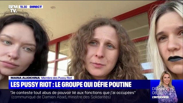 Ce que fait la télévision et la radio russe en ce moment, c'est un crime de guerre : les Pussy Riot dénonce la propagande du Kremlin