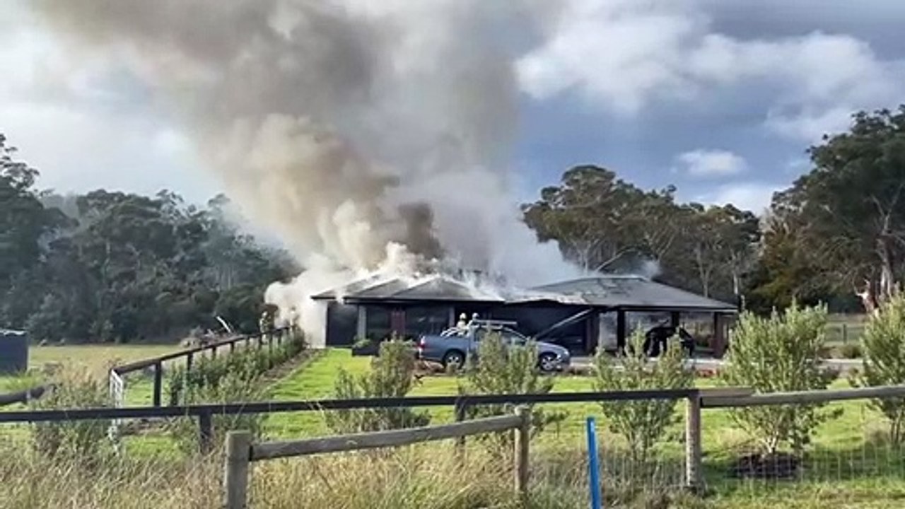 House fire in St Leonards