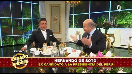 Hernando de Soto en “Cenando con Andrés”