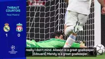 Not in the top 10 keepers? Courtois enjoys showing England his best