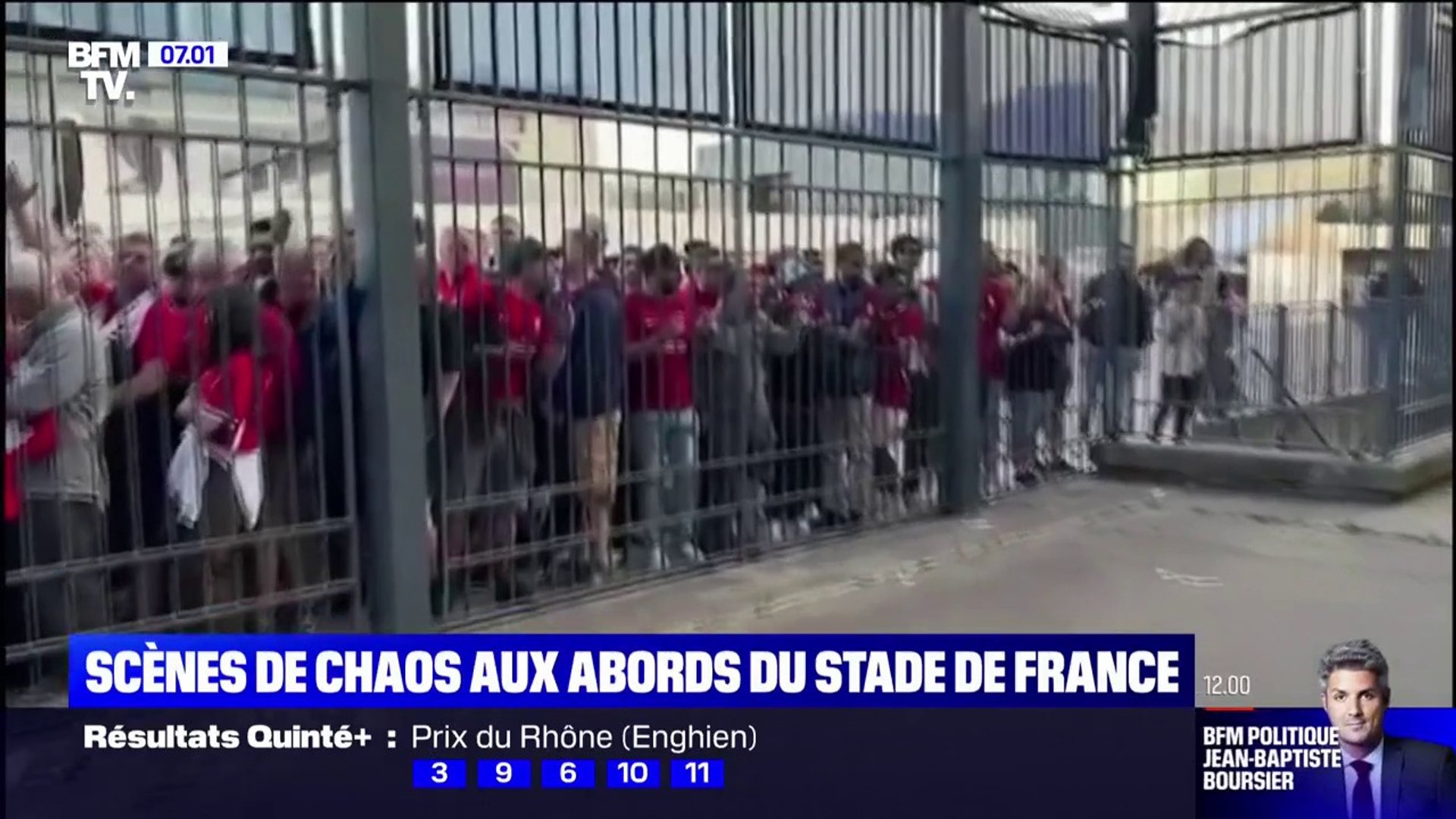 Scène de chaos aux abords du Stade de France - Vidéo Dailymotion
