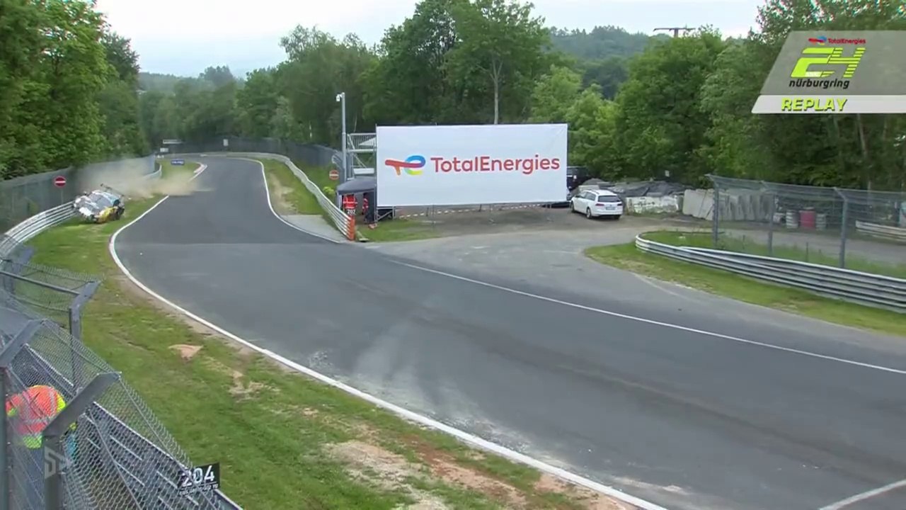 24H Nurburgring 2022 Race Harkema Big Crash