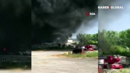 Kocaeli'de fabrikada yangın