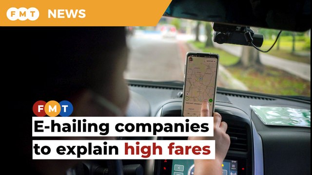 E-hailing firms to answer for complaints about high fares