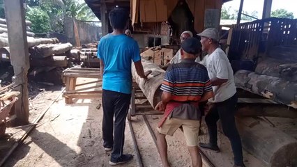 Cara racip kayu keras