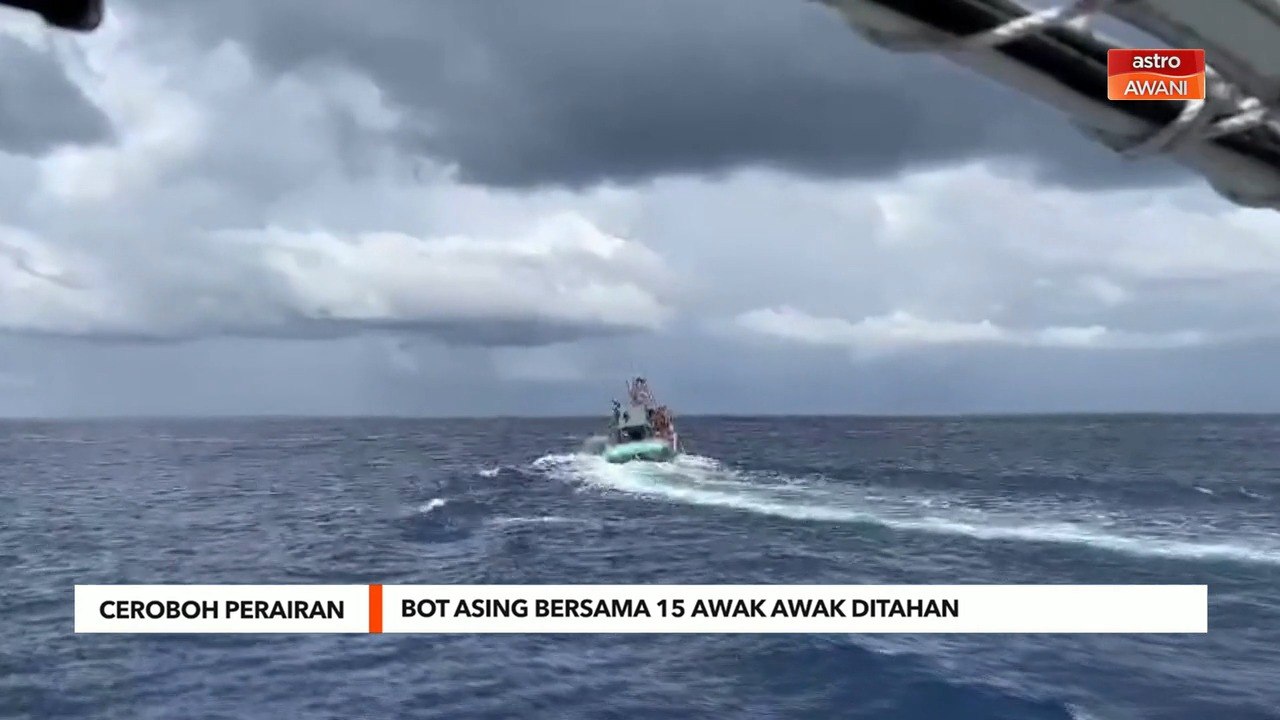 Ceroboh Perairan | Bot asing bersama 18 awak-awak ditahan