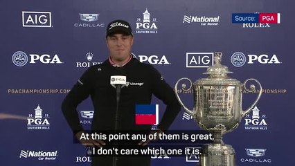 'It feels very special' - Thomas wins PGA Championship after playoff