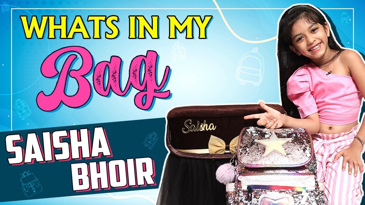 WHAT'S IN MY BAG ft. Saisha Bhoir | Rang Majha Vegla | Star Pravah