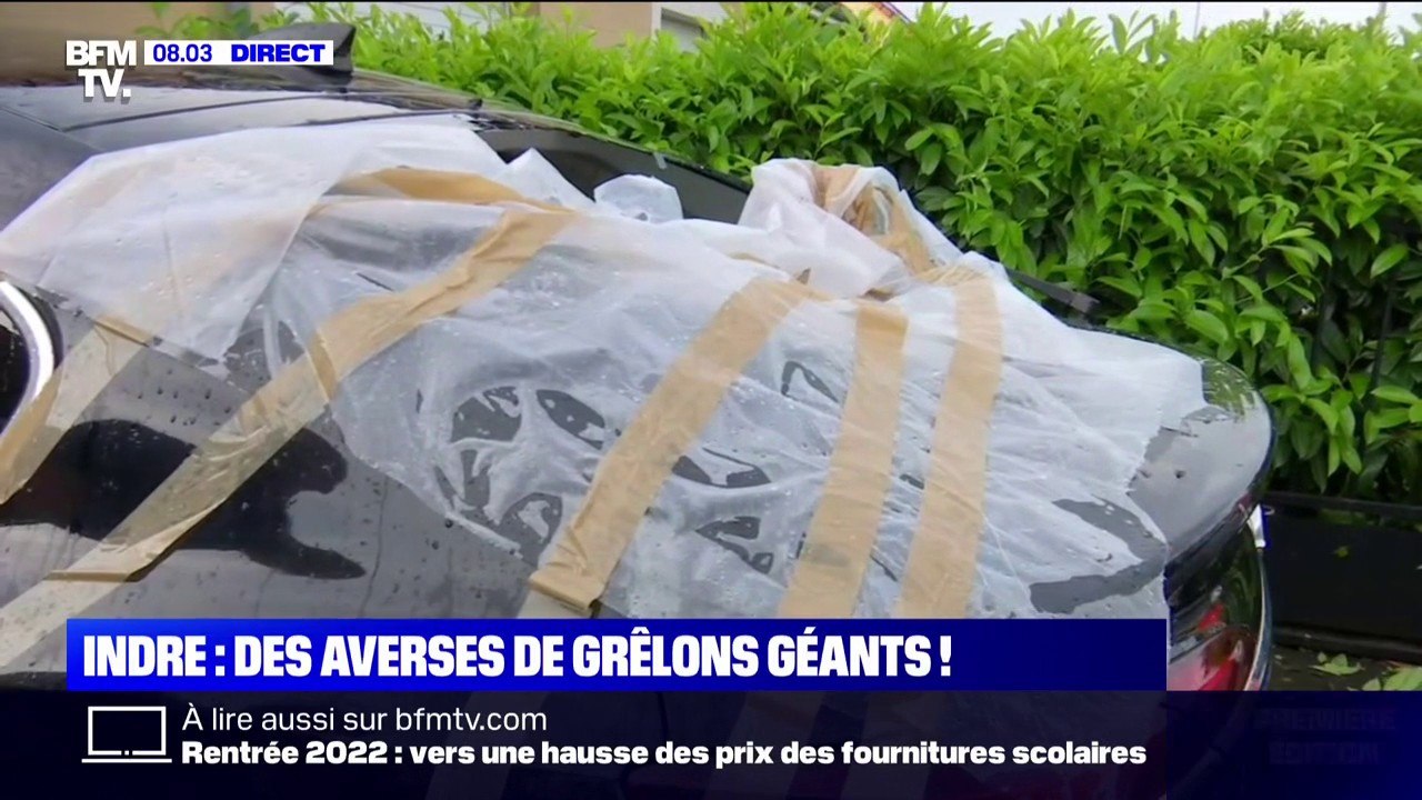 "On pensait qu'il y avait la guerre": un habitant de l'Indre témoigne d'une violente averse de grêle