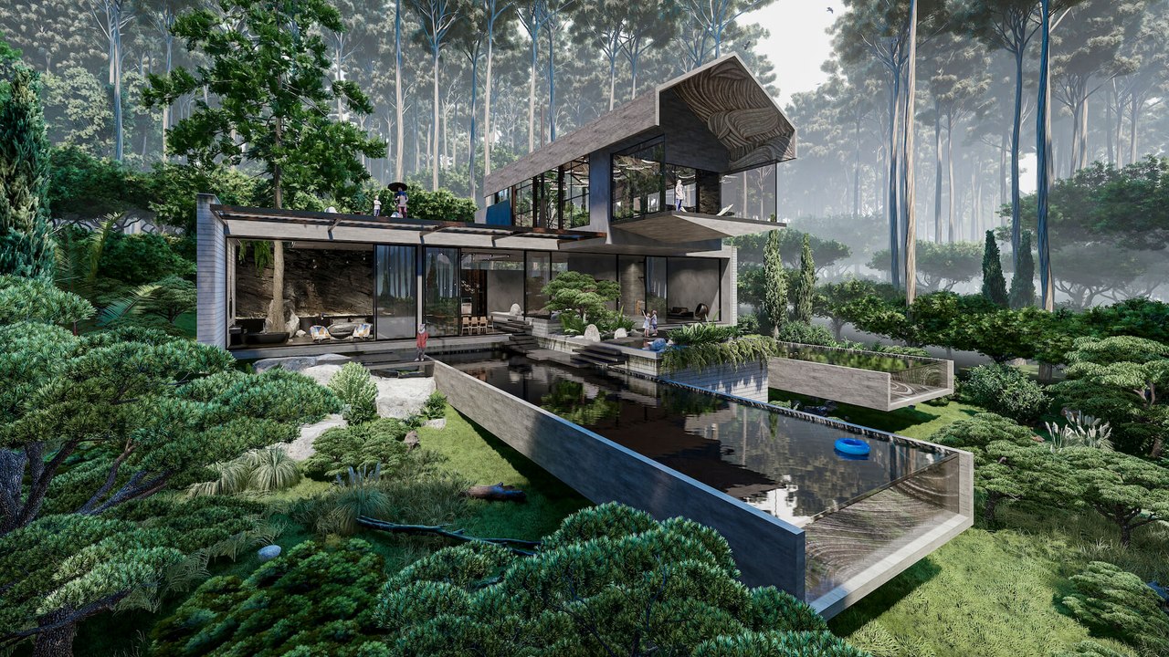 Dew House, United States by Veliz Arquitecto