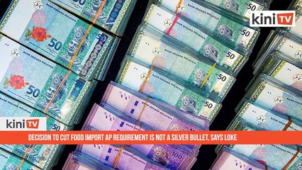 Decision to cut food import AP requirement is not a silver bullet, says Loke