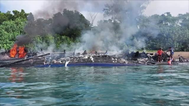Siete muertos en Filipinas en el incendio de un ferry