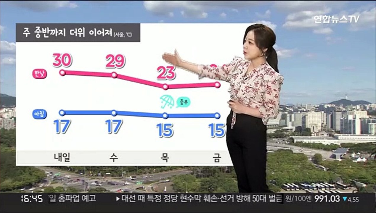 [날씨] 서울 올해 첫 오존주의보…때이른 더위 계속