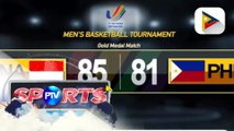 Tatlong dekadang paghahari ng Pilipinas sa SEA Games men's basketball, tinapos ng Indonesia