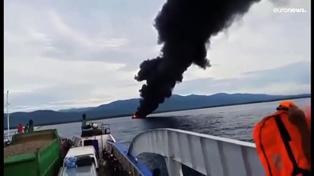 На Филиппинах произошел пожар на пассажирском судне