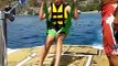 Ukrainian Children fly Parasailing in Antalya | Water Sports Antalya : Turkey