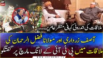 Asif Zardari calls on Maulana Fazlur Rehman, discusses current political situation in-country