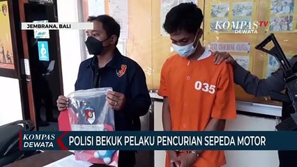 Pemuda Pengangguran Nekad Curi Motor