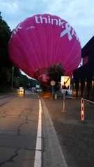 Un atterrissage de montgolfière en urgence à Hamoir (source: groupe Le Comptoir de Hamoir)