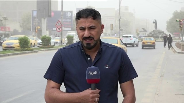 مراسل العربية: العاصفة الترابية كانت أشد تأثيرا على محافظات جنوب العراق