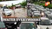 Heavy Rainfall & Flooding Severely Affects Traffic Movement In Gurgram