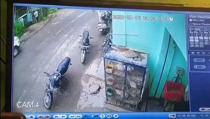 Un homme fait pipi sur un tableau électrique dans la rue