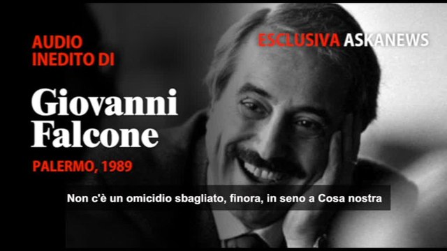 Falcone inedito: Cosa nostra non sbaglia mai un omicidio